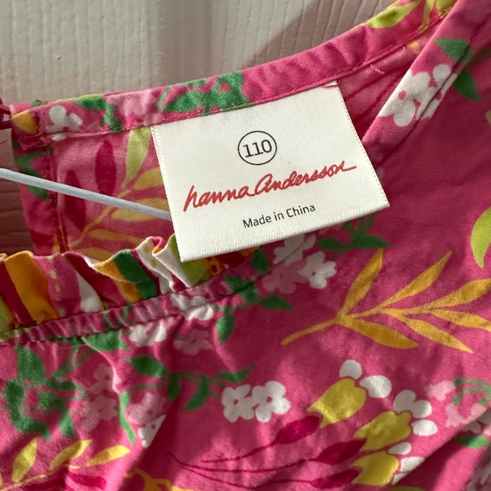 Hanna Anderson 100% cotton girls size 5 shirt - Picture 3 of 4
